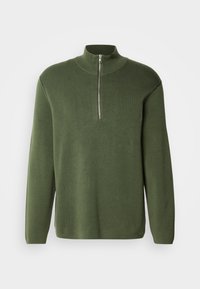 LONGSLEEVE TROYER - Jumper - dark moss