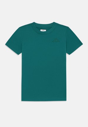 LOGO KORPO CAFERS SLIM UNISEX - Navadna majica - green jasper