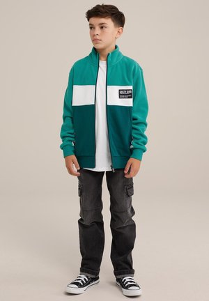 WE Fashion SALTY DOG - Flísová bunda - green