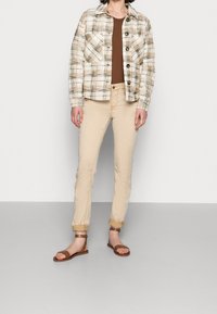 Mos Mosh Tygbyxor - beige