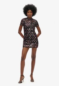 Superdry & Co HIGH NECK SEQUIN  - Cocktailkjole / festkjole - multi col sequin