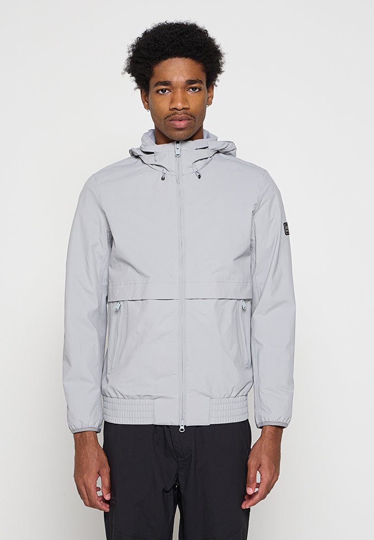 Barbour International Lichte jas lichtgrijs