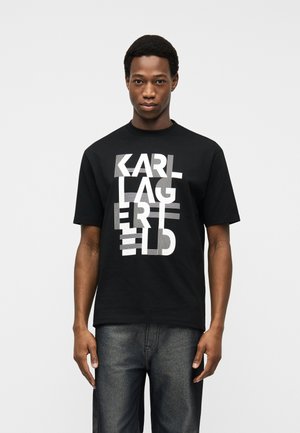 CREW NECK - Μπλουζάκι με στάμπα - black