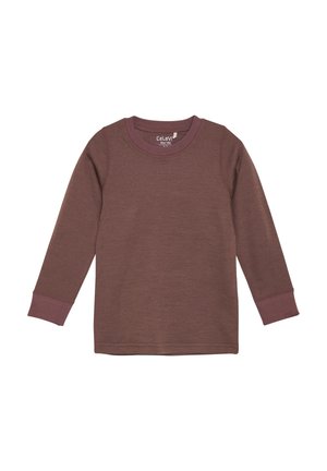 CeLaVi LONG SLEEVES - Blus - marron