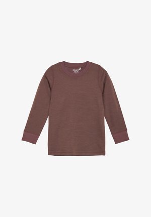 CeLaVi LONG SLEEVES - Blusa - marron