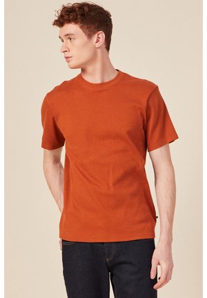 BONOBO Jeans MIT KURZEN ÄRMELN - T-shirt basic - orange foncé
