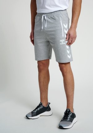 Urheilushortsit - mottled grey