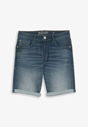 TOM TAILOR, TTMARVIN STRAIGHT FIT - Jeans Shorts - mid stone blue grey denim