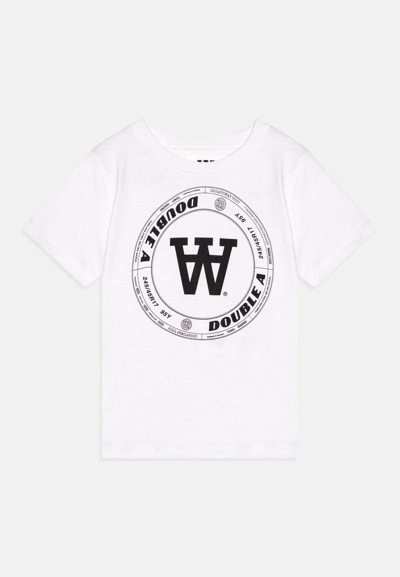 Double A by Wood Wood - TIREWALL UNISEX - Camiseta estampada - white, Ampliar