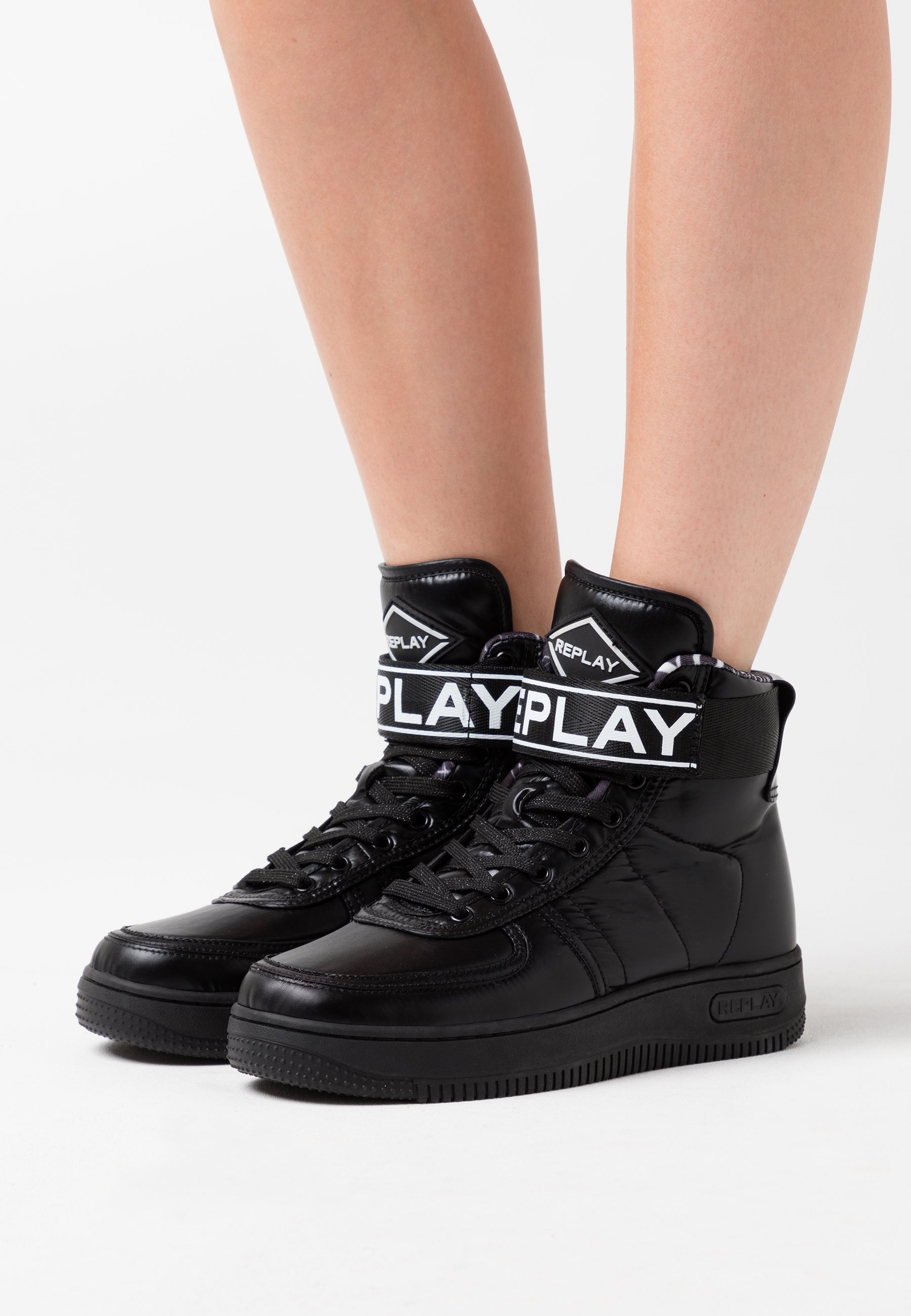 Replay EPIC ENDURANCE - Sneakers hoog - black/Zwart - Zalando.be