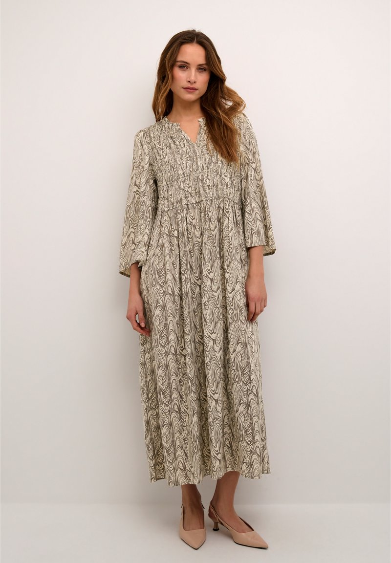 Kaffe - BPOFELIA - Maxi dress - sand toned organic print, Enlarge