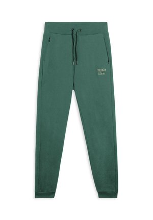 WITH CUFFED BOTTOMS AND DETAILS - Pantaloni sportivi - green