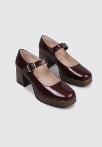 Sandra Fontán RIGA - Zapatos de plataforma - burgundy