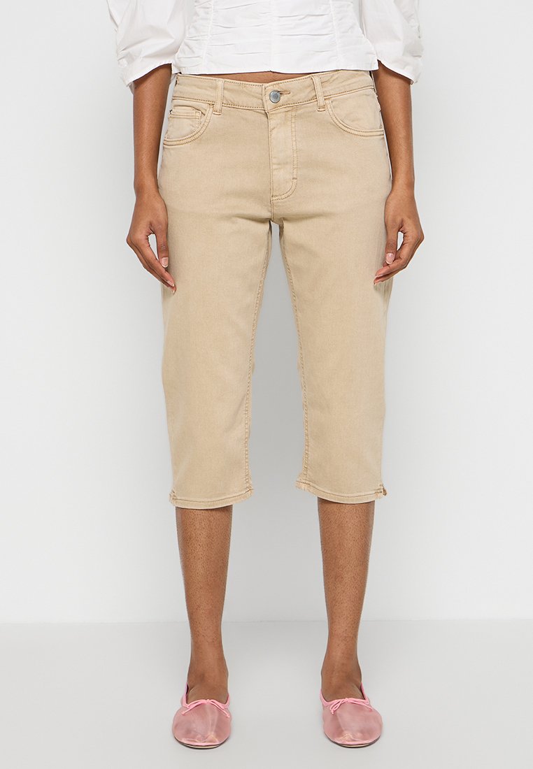 mustang Jeansshort beige
