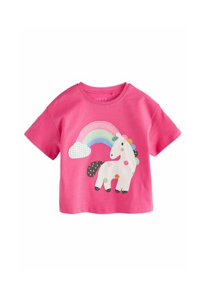 Next REGULAR FIT - SHORT SLEEVE - Print T-shirt - pink unicorn