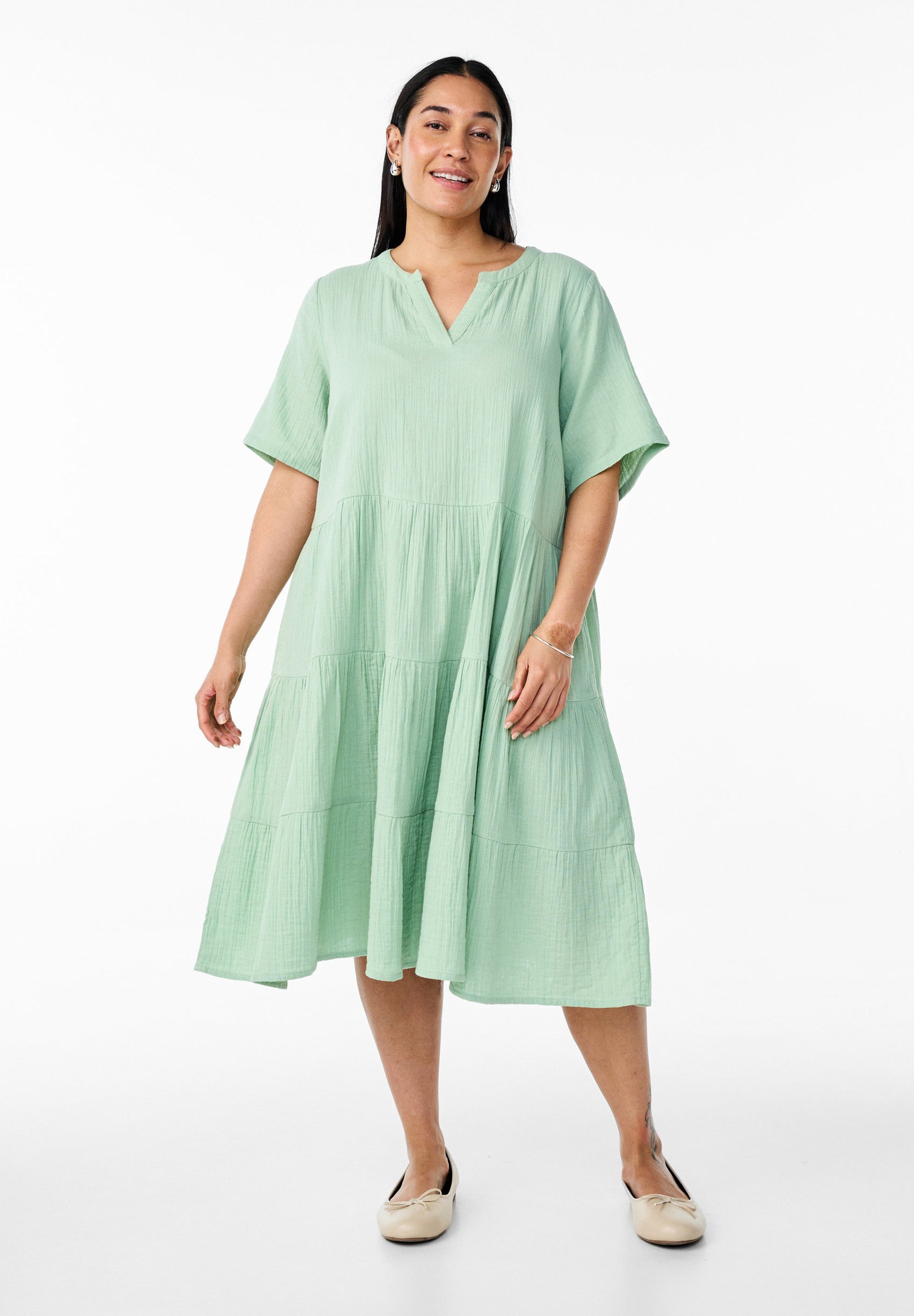 Zizzi Day dress - grayed jade/light green - Zalando