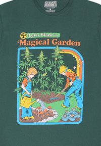 Henry Tiger STEVEN RHODES LET'S PLANT A MAGICAL GARDEN - T-shirt med print - bottle green