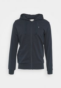 KnowledgeCotton Apparel Mikina na zip - dark blue