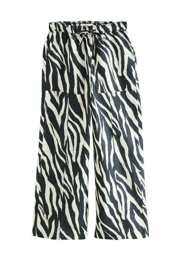WIDE PULL-ON  - Stoffhose - zebra