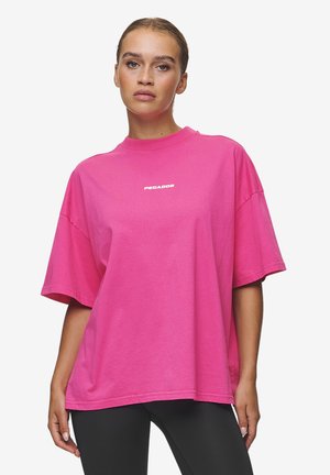 Pegador BRACY HEAVY OVERSIZED TEE - T-Shirt basic - washed digital pink