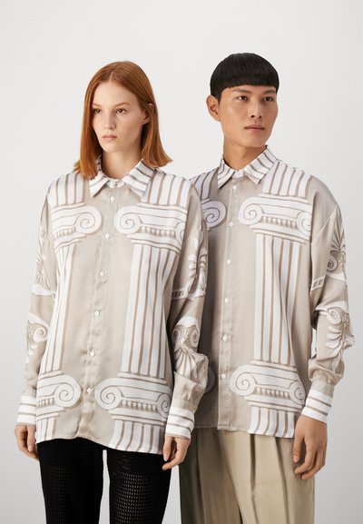HOUSE OF JAFFA UNISEX - Πουκαμίσα με κουμπιά - beige/white