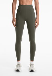OYSHO EVERMOVE CREASE ANKLE-LENGTH - Tajice-hlače - khaki