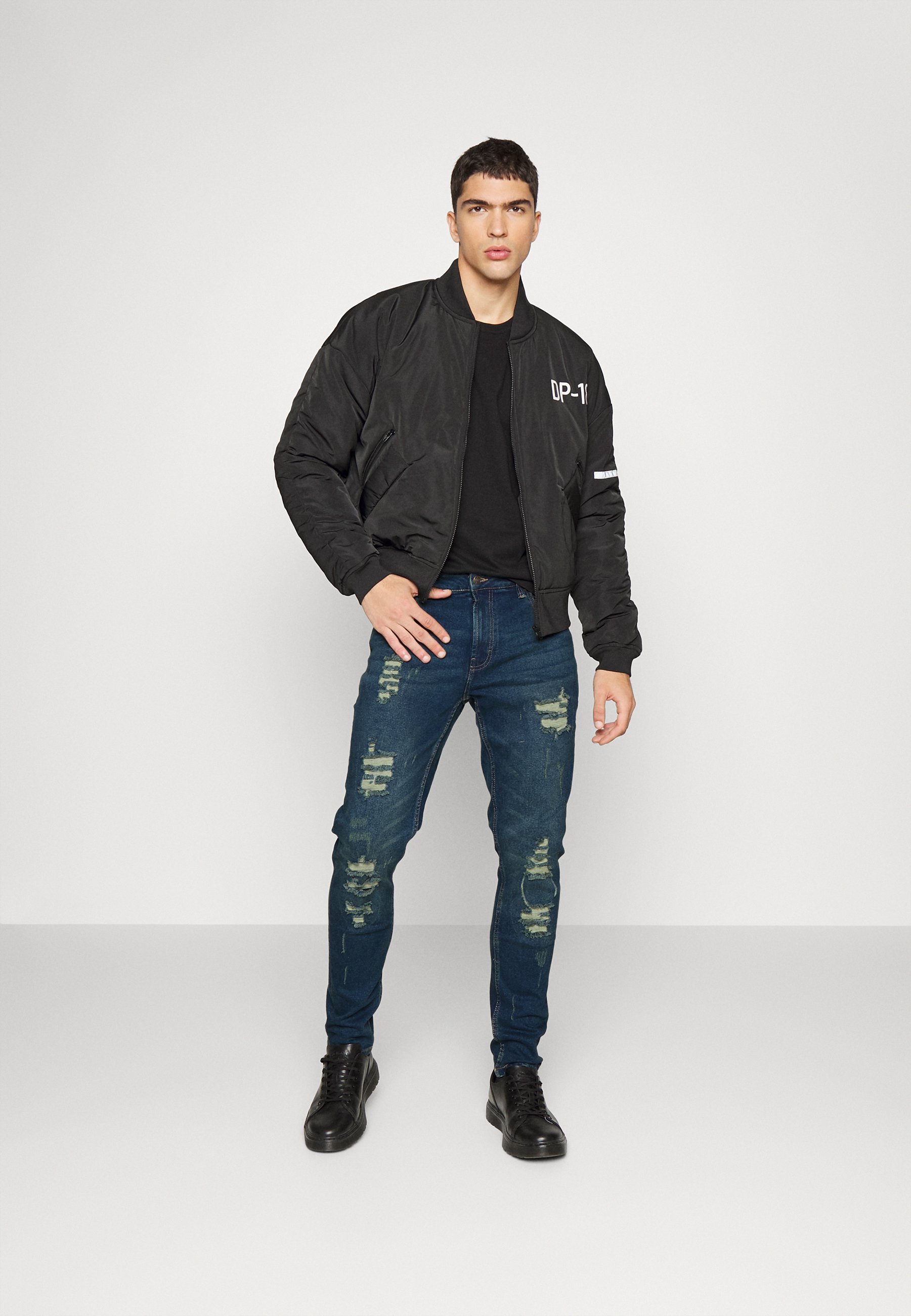 Denim Project MR HEAVY DESTROY - Jeans slim fit - vintage blue/blu denim -  Zalando.it