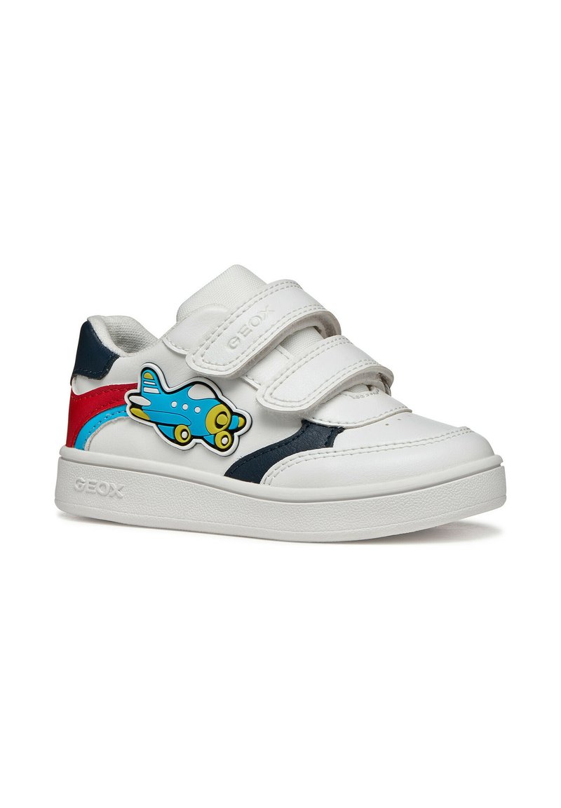 Geox LOFTUS - Scarpe primi passi - white azure/bianco