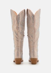 Even&Odd Wide Fit Kovbojské/motorkárske čižmy - silver