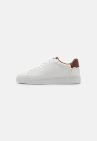 Não selecionado, white/cognac