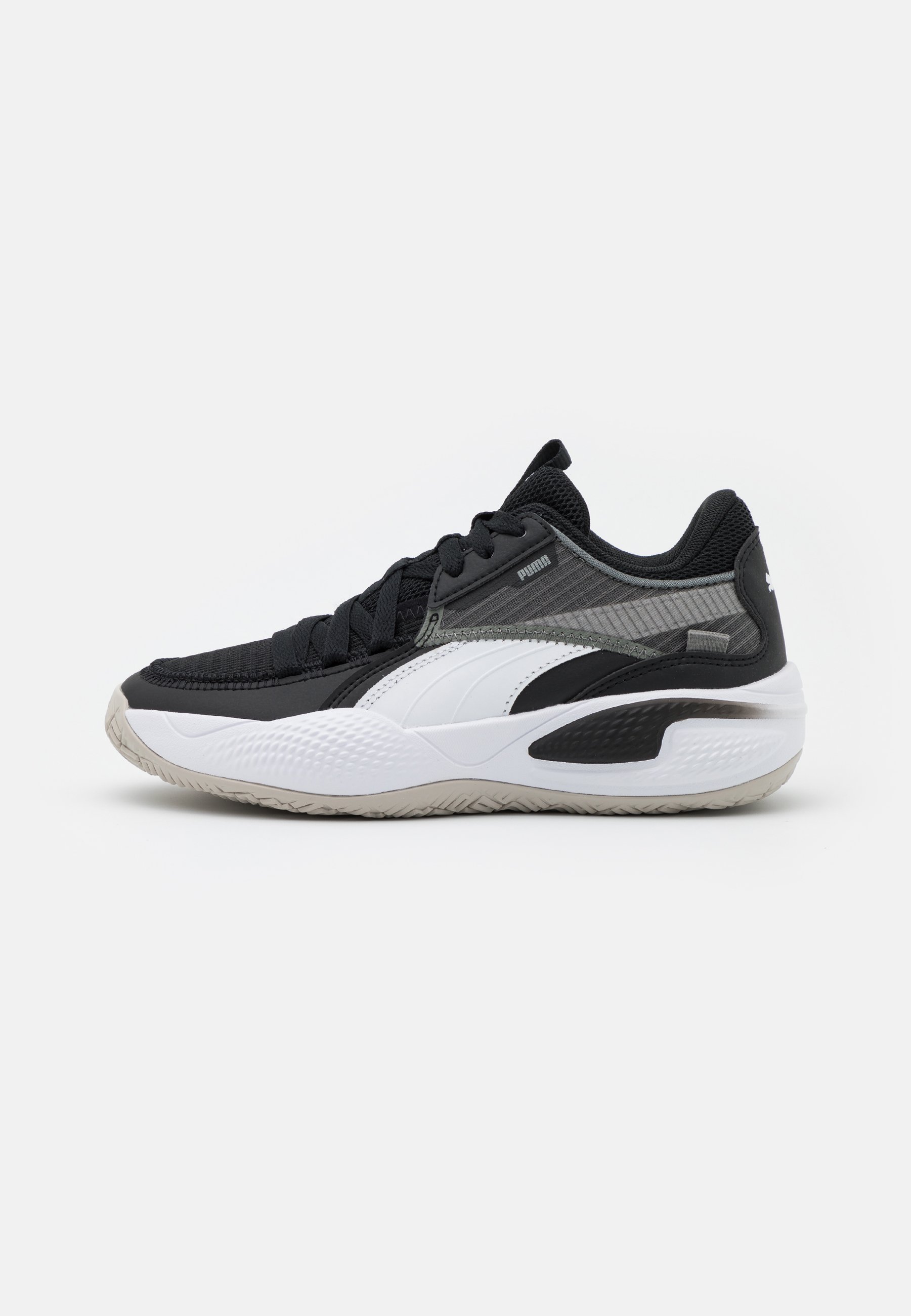 Puma COURT RIDER JR UNISEX - Basketbalschoenen - white/black/wit -  Zalando.nl