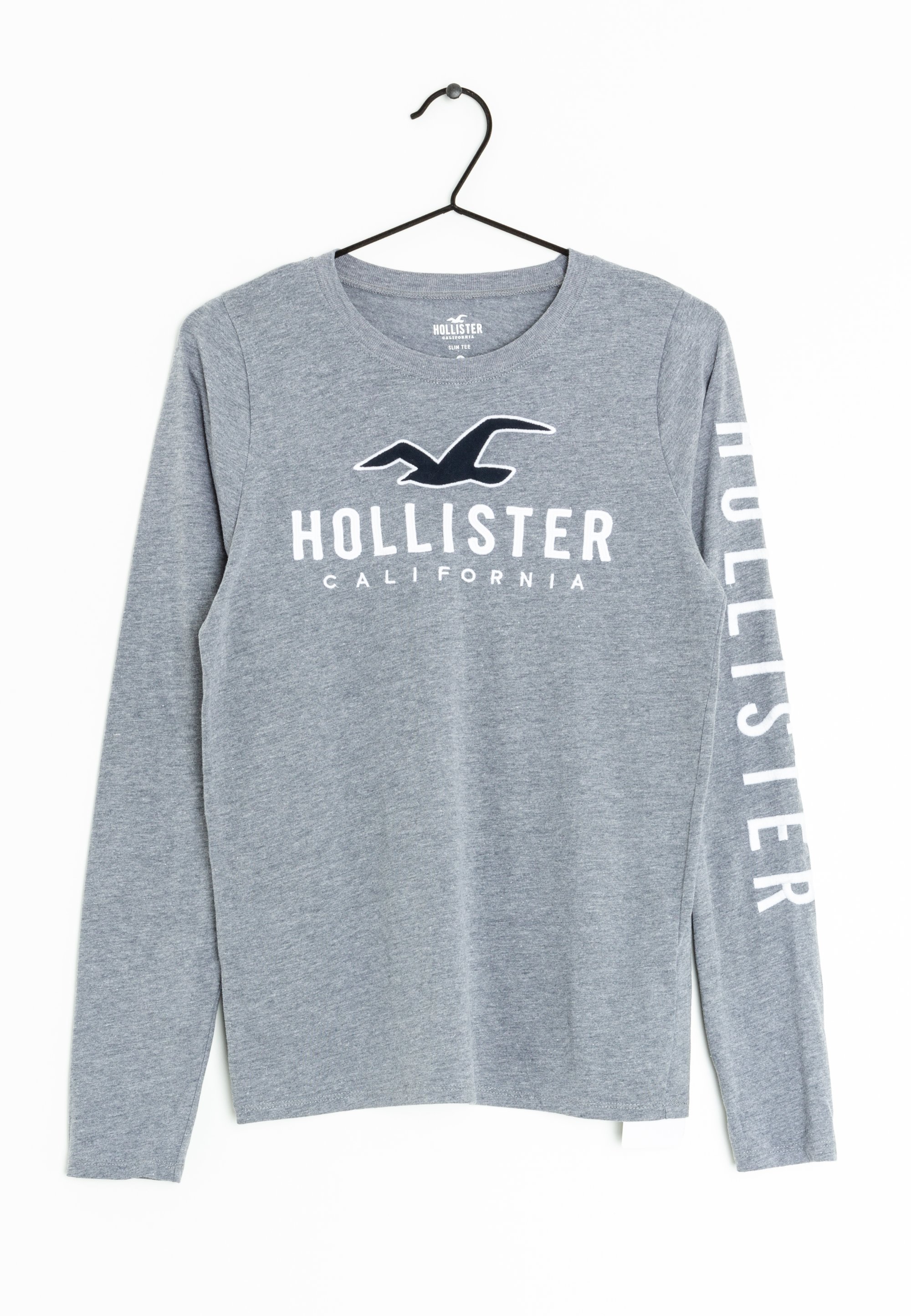 Hollister Camiseta de manga larga grey/gris (Segunda mano