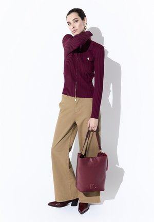 LOLA CASADEMUNT, WOMEN - Bolso de mano - burgundy