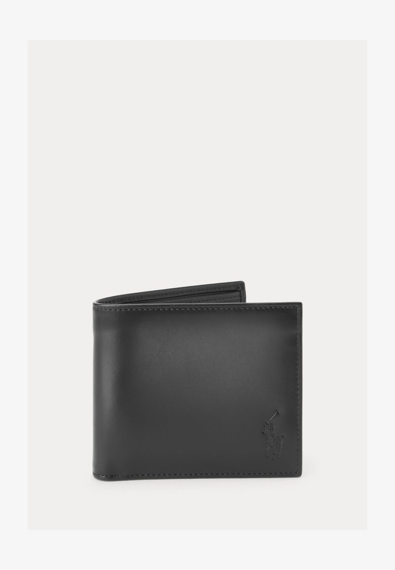Polo Ralph Lauren SIGNATURE PONY LEATHER WALLET - Peněženka - black/white