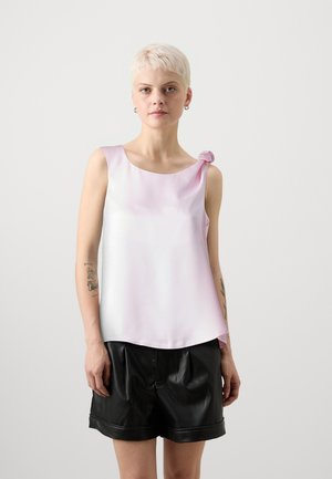 Vero Moda Petite VMRITA KNOT DETAIL - Top - pink