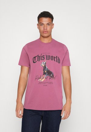 RROLIVER TEE UNISEX - Print T-shirt - mellow mauve