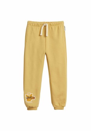 Minories MED APPLIKATION - Tracksuit bottoms - yellow