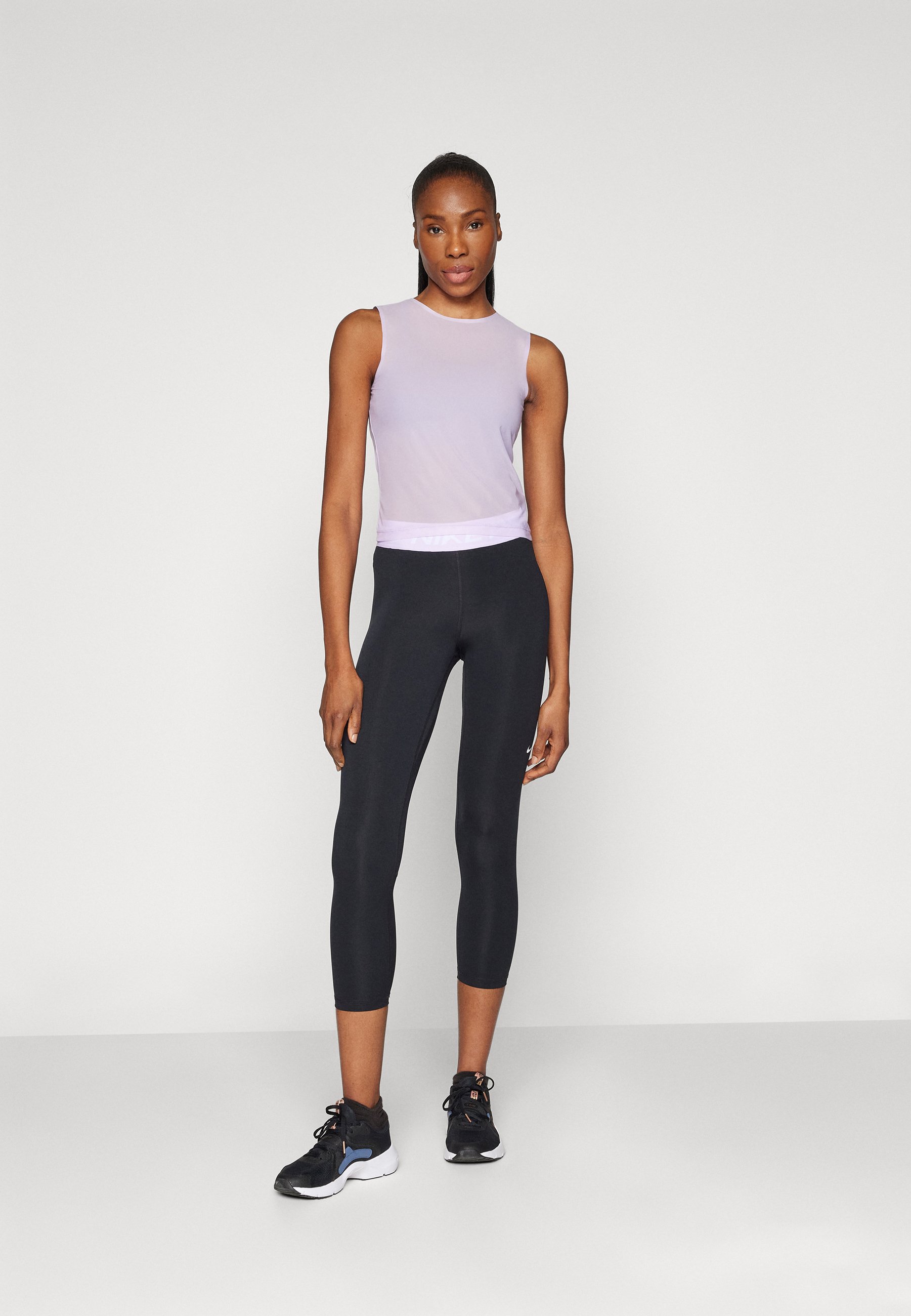 sheer top with tank top