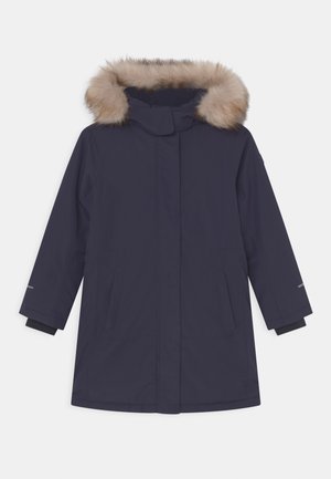 COAT FIX HOOD - Winter coat - black blue
