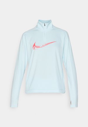 Nike Performance Long sleeved top - glacier blue/aster pink