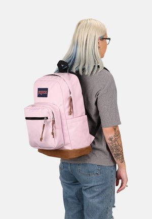 JanSport, RIGHT PACK VACAY VIBES GREY UNISEX - Rygsække - pink ice