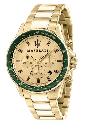 Maserati Uhr - gold-coloured