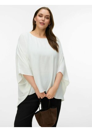 VMALVA O NECK  - Mantella - snow white