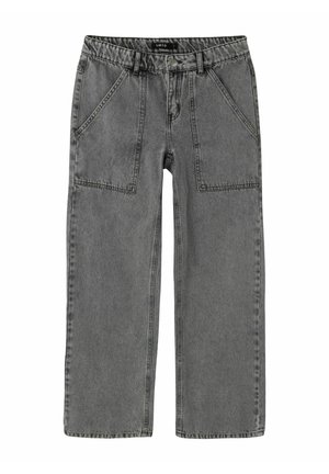 LOW WAIST - Jeans Straight Leg - light grey denim