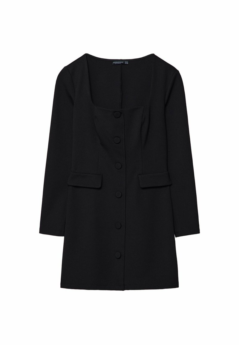 Stradivarius Blousejurk zwart Stradivarius Blousejurk zwart