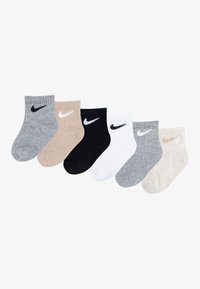 INFANT ANKLE UNISEX 6 PACK - Čarape - dark grey heather/black