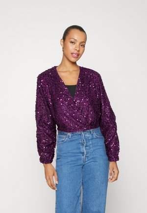 VILA VIKEJSER SEQUINCE  - Μπλούζα - purple