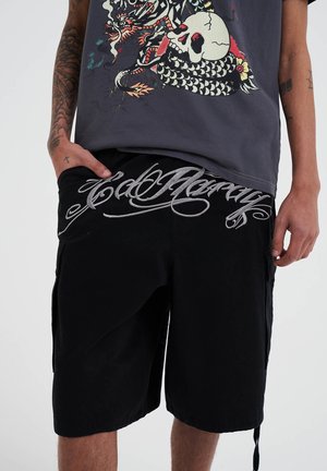 Ed Hardy DRAG BATTLE - Shorts - black