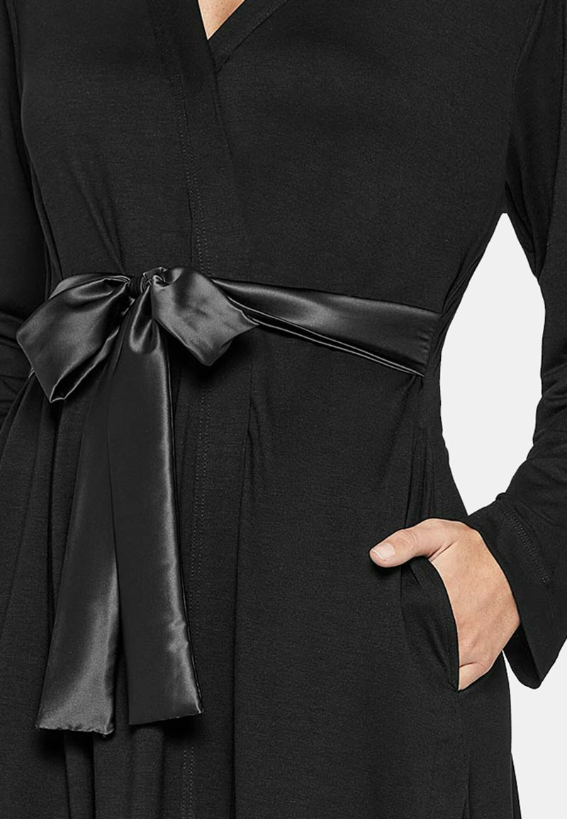 Damen Nachthemden | Impetus ESSENCE Bademantel noir/schwarz - YK76409 Damen Nachthemden | Impetus ESSENCE Bademantel noir/schwarz - YK76409