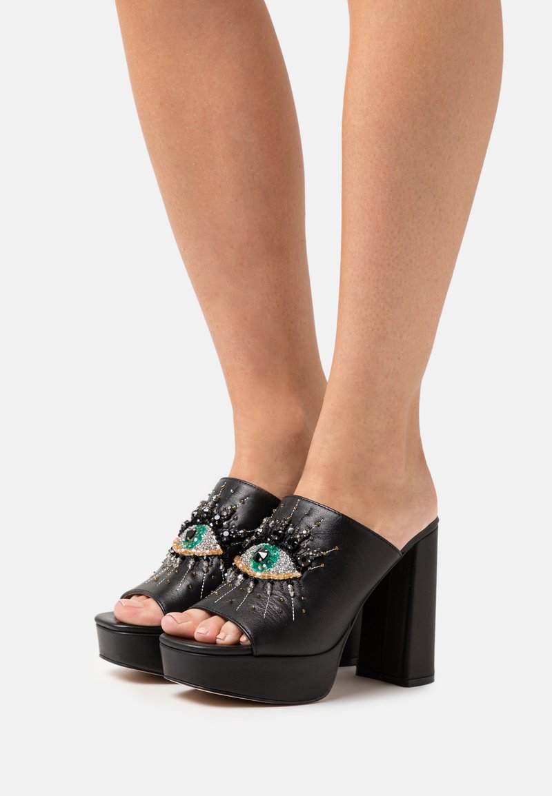 Kurt Geiger London BREE EYE Muiltjes met hak black/zwart Zalando.nl